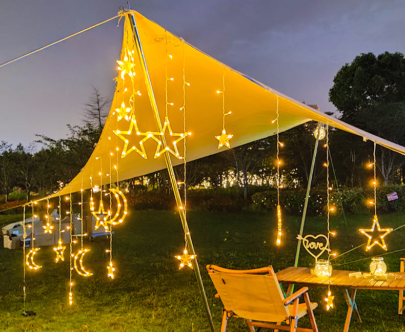 Surpassing Lighting Solar String Lights Outdoor 138LED