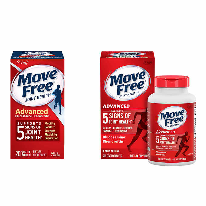 Schiff Move Free Advanced Joint Supplement,( 200 Tablets)